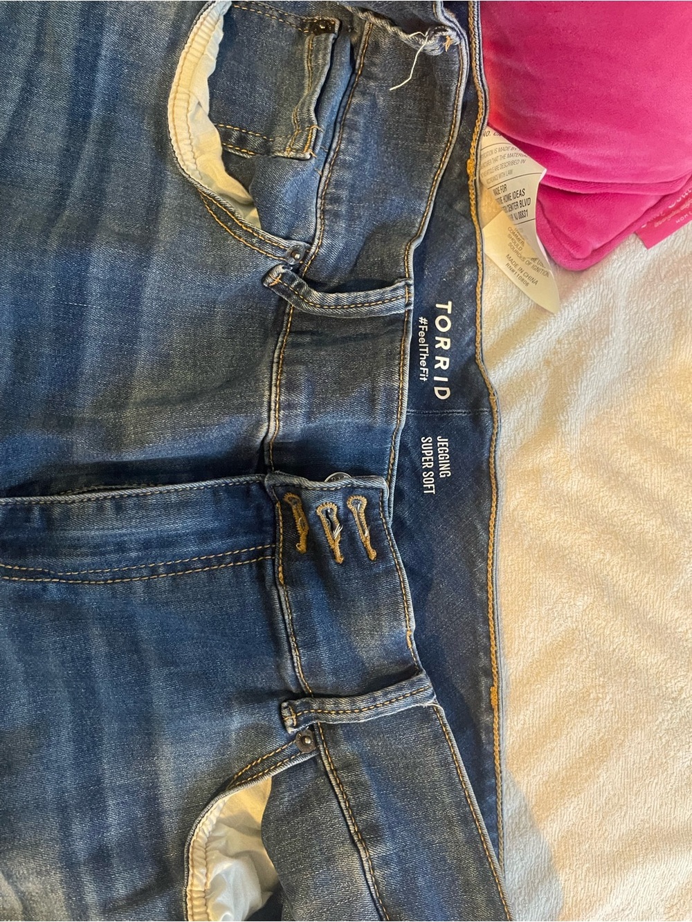 torrid Dark Blue Wash Denim Legging Jeans